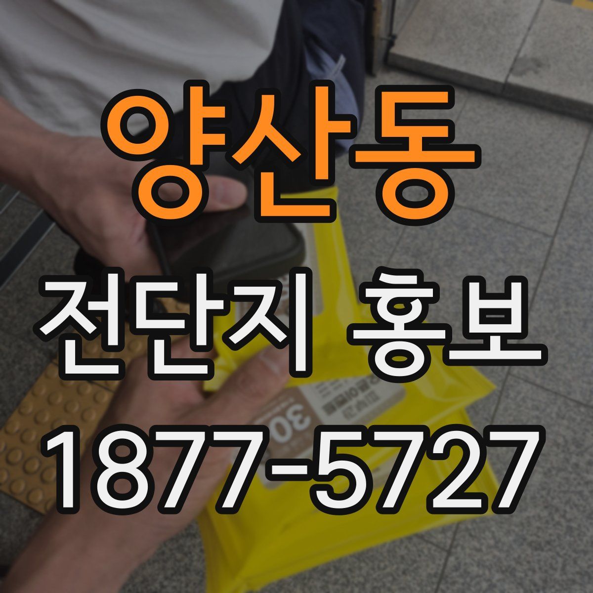 양산동 전단지 홍보