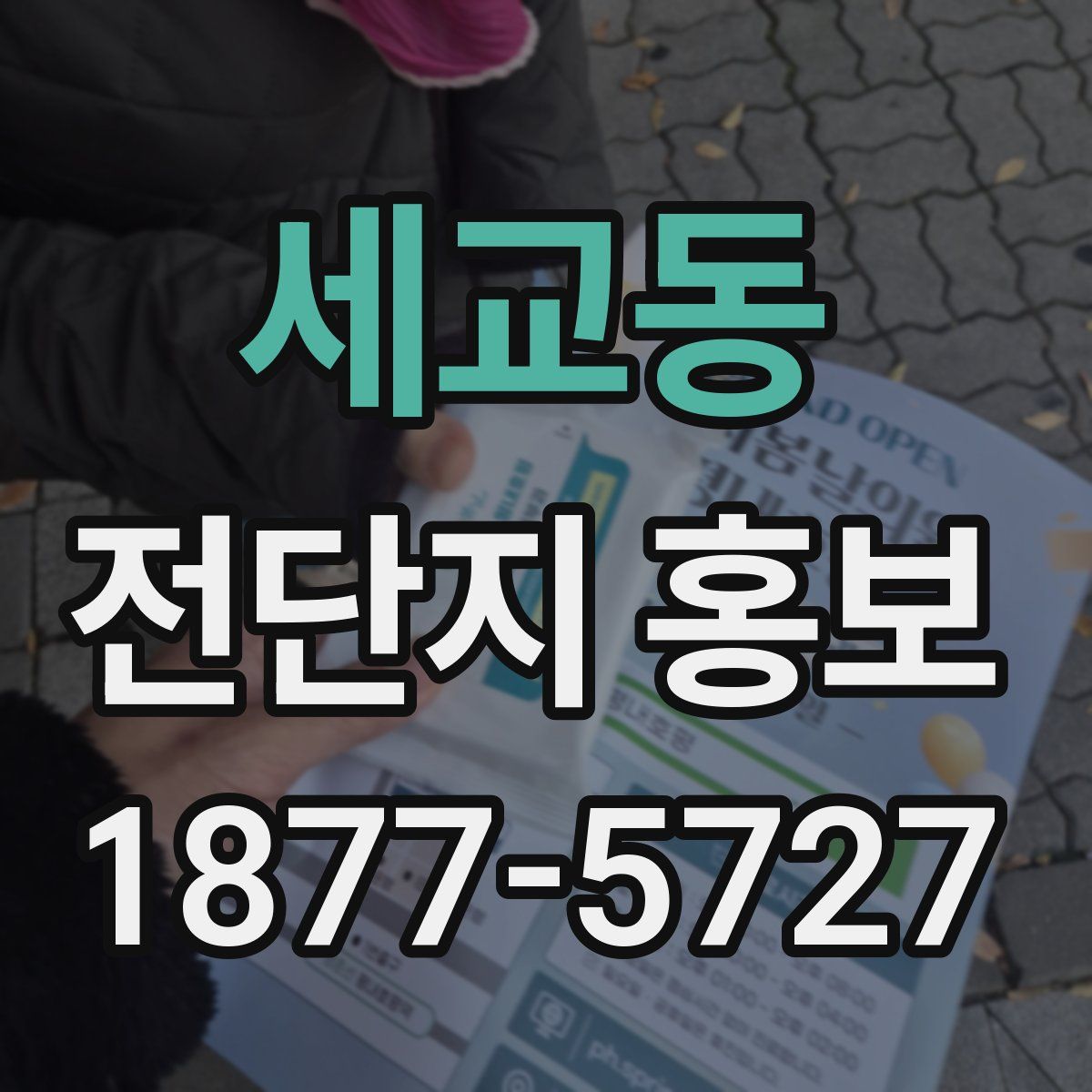 세교동 전단지 홍보