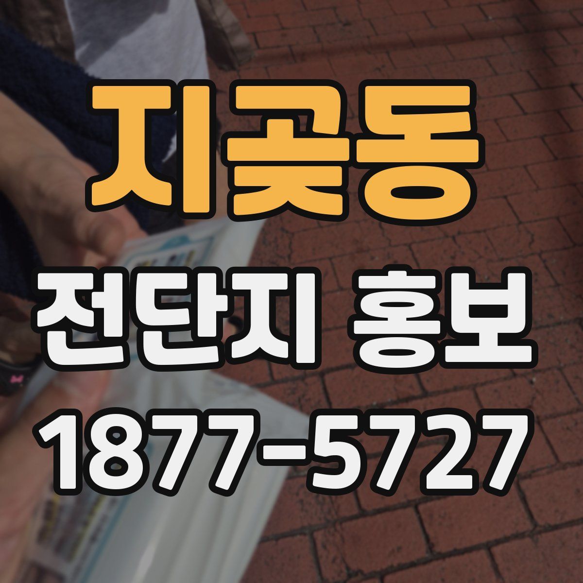 지곶동 전단지 홍보