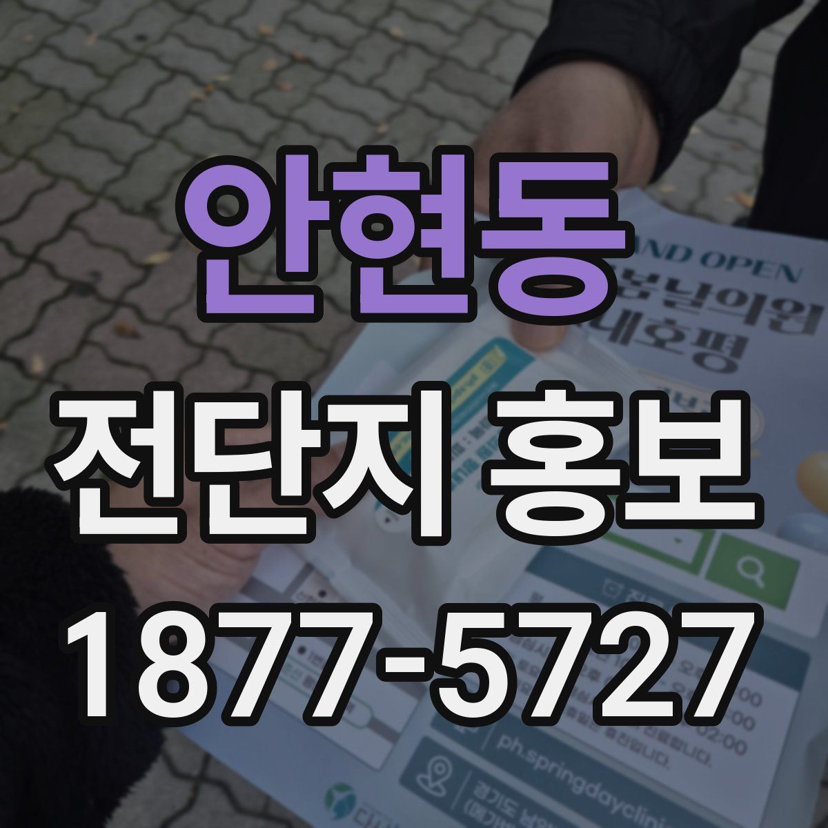 안현동 전단지 홍보