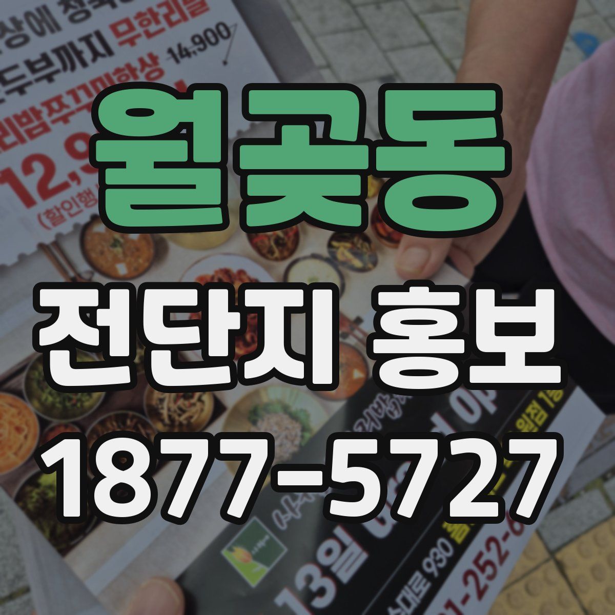 월곶동 전단지 홍보