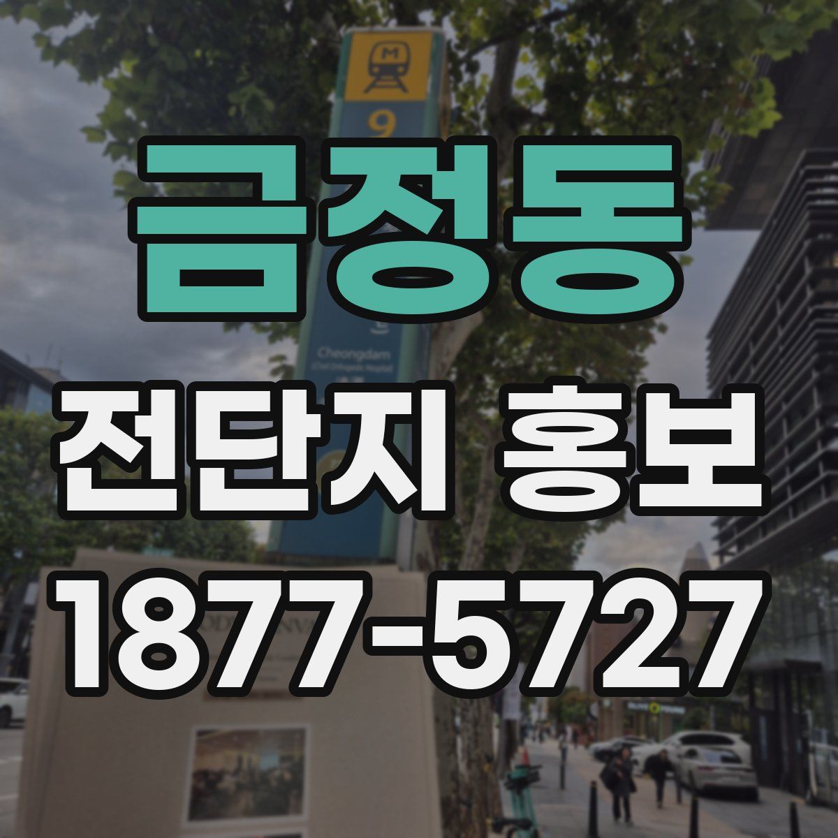 금정동 전단지 홍보