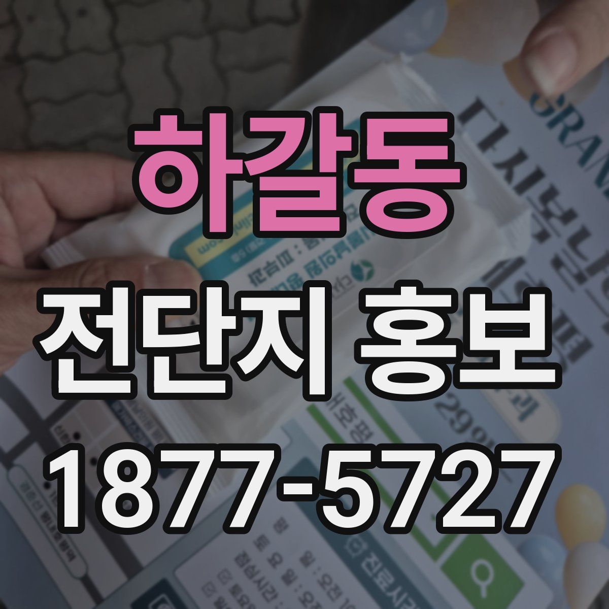 하갈동 전단지 홍보