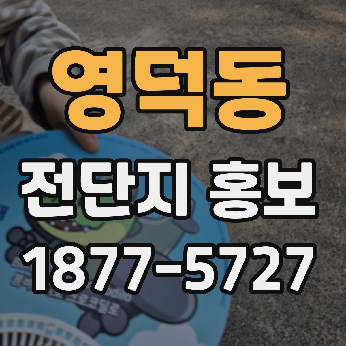 영덕동 전단지 홍보