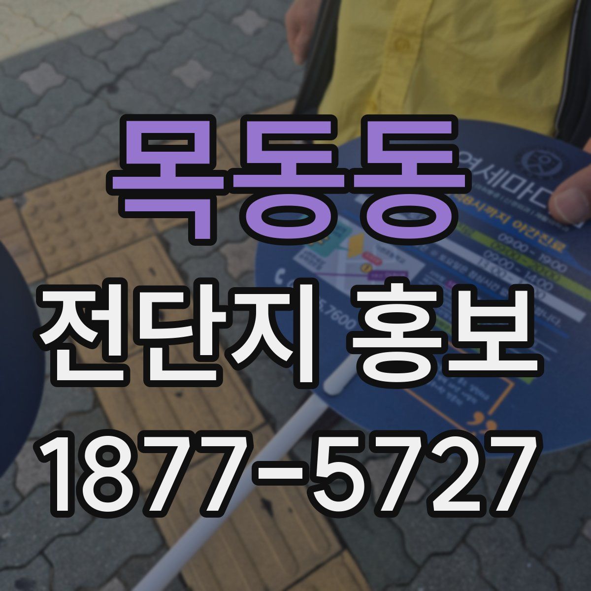 목동동 전단지 홍보