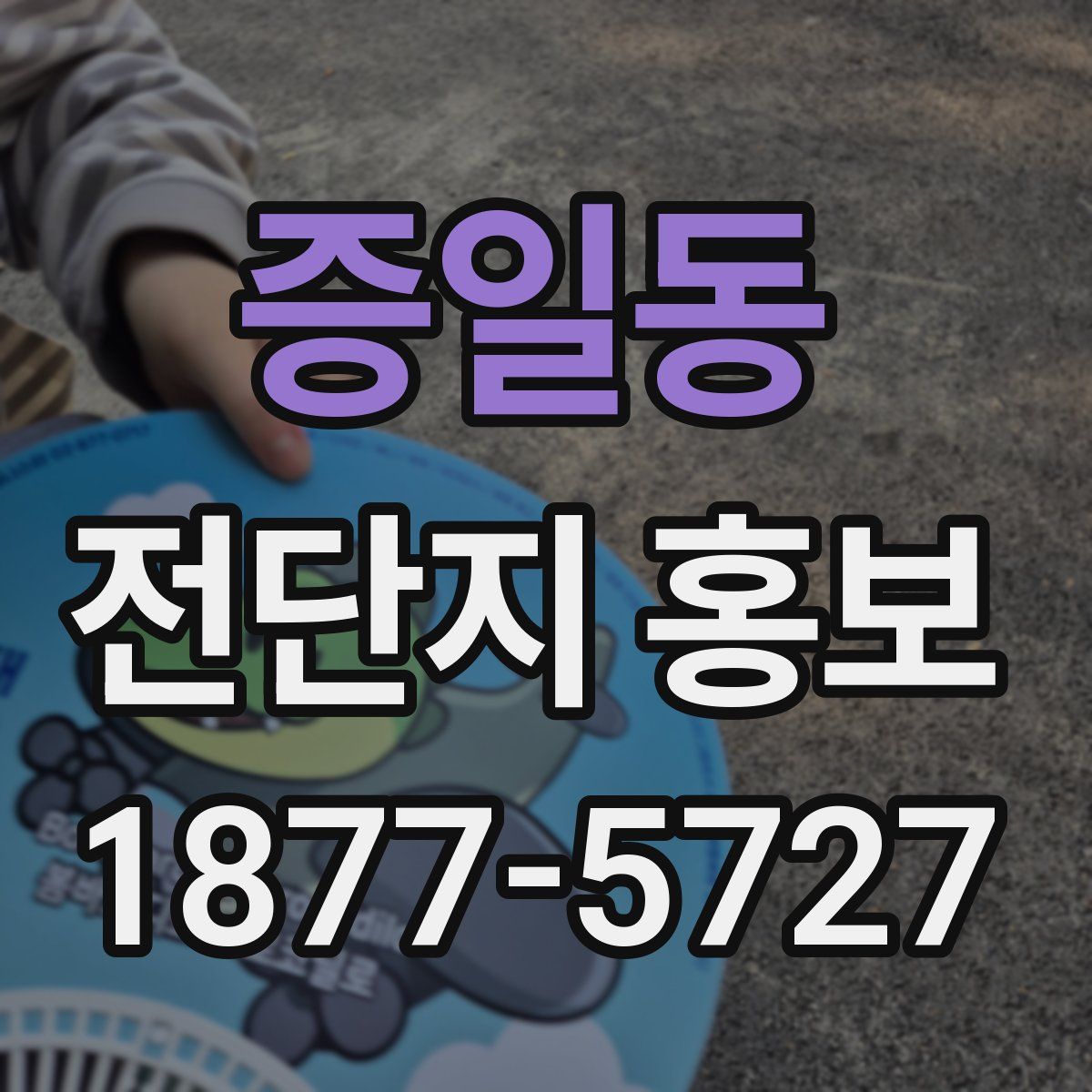 증일동 전단지 홍보