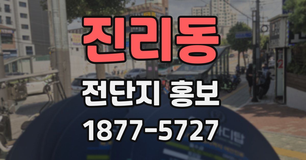 진리동 전단지 홍보