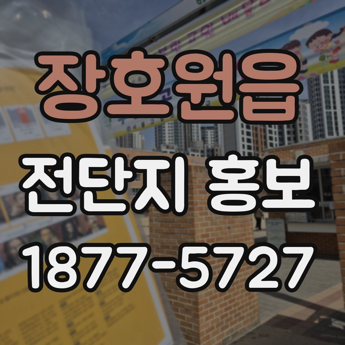 장호원읍 전단지 홍보