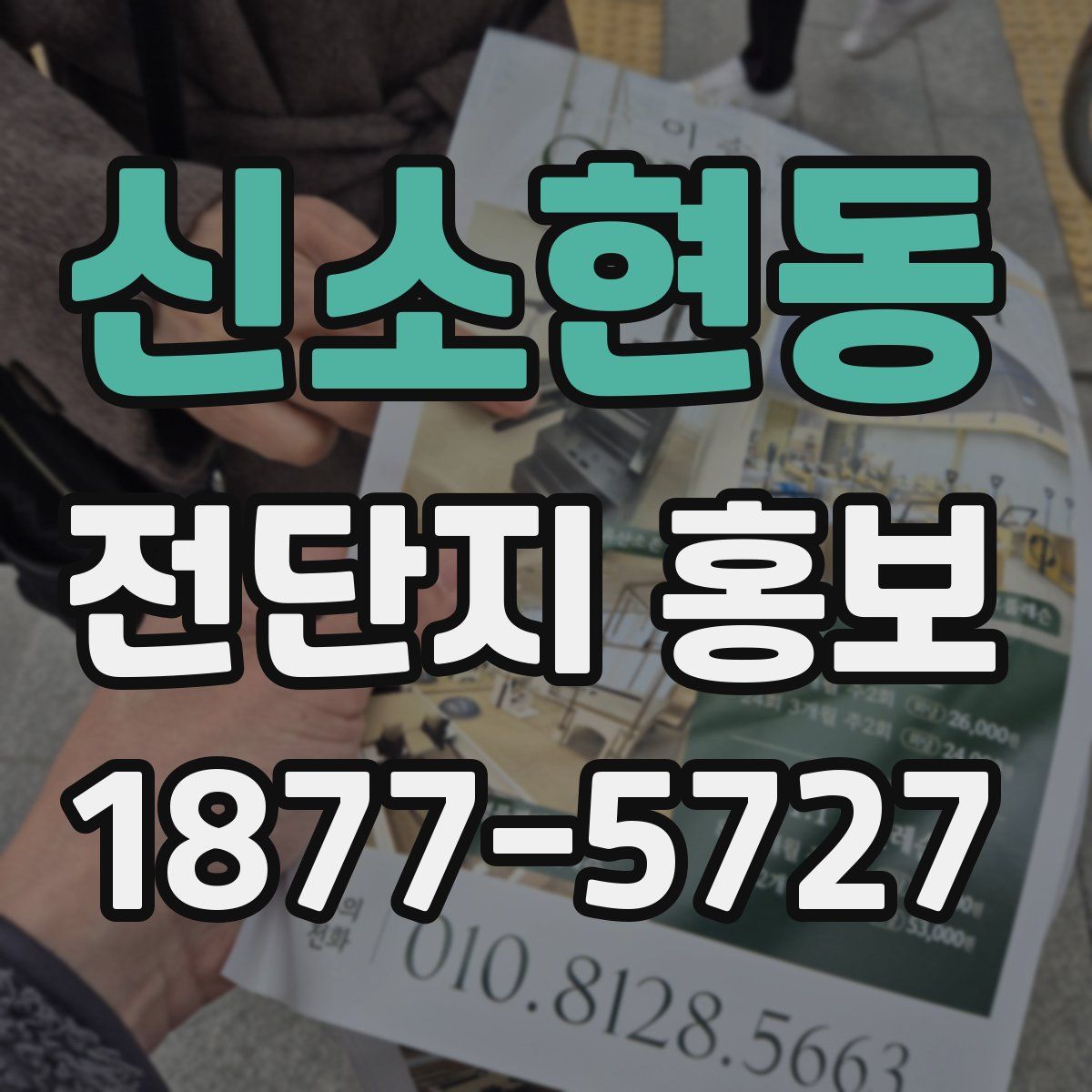 신소현동 전단지 홍보