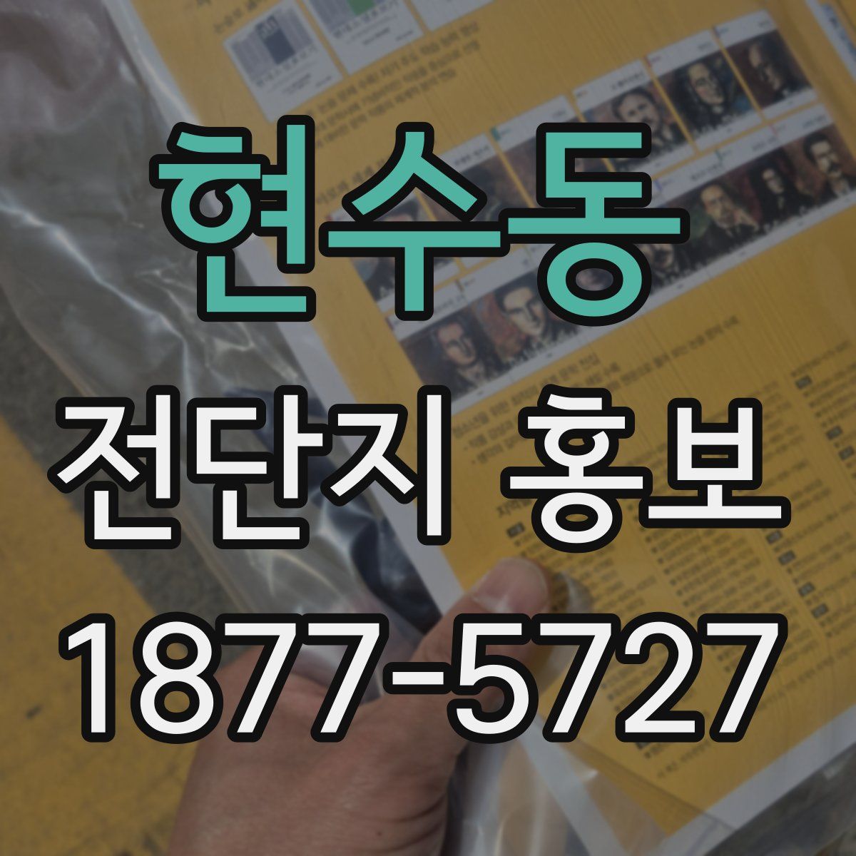 현수동 전단지 홍보