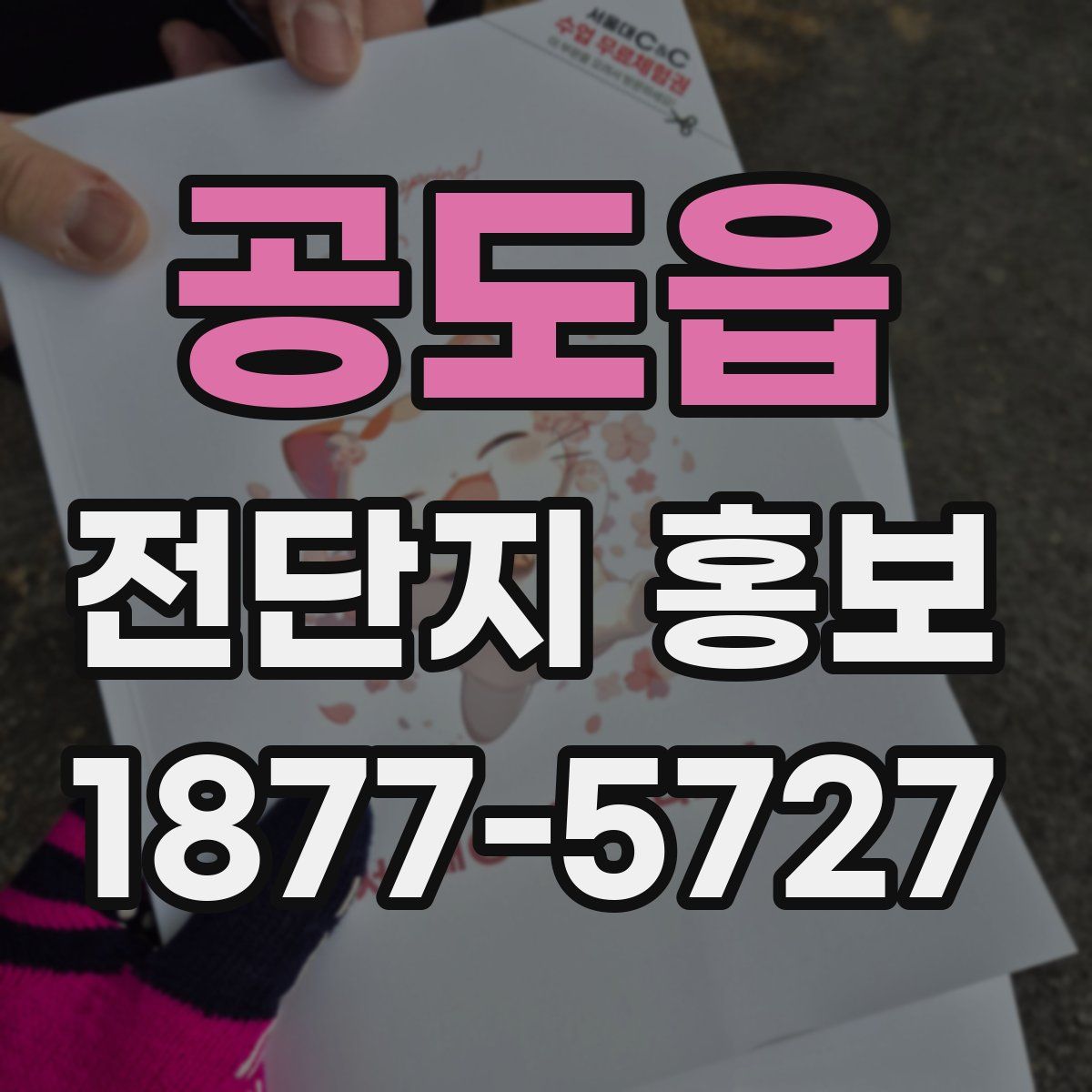 공도읍 전단지 홍보