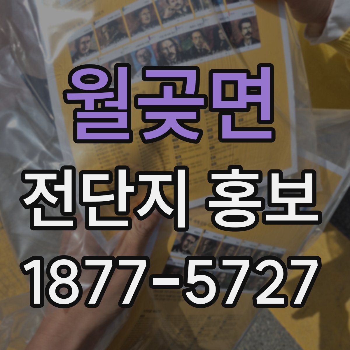 월곶면 전단지 홍보