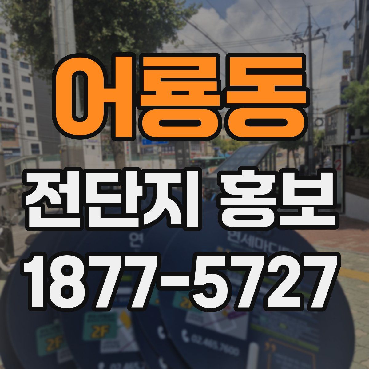 어룡동 전단지 홍보