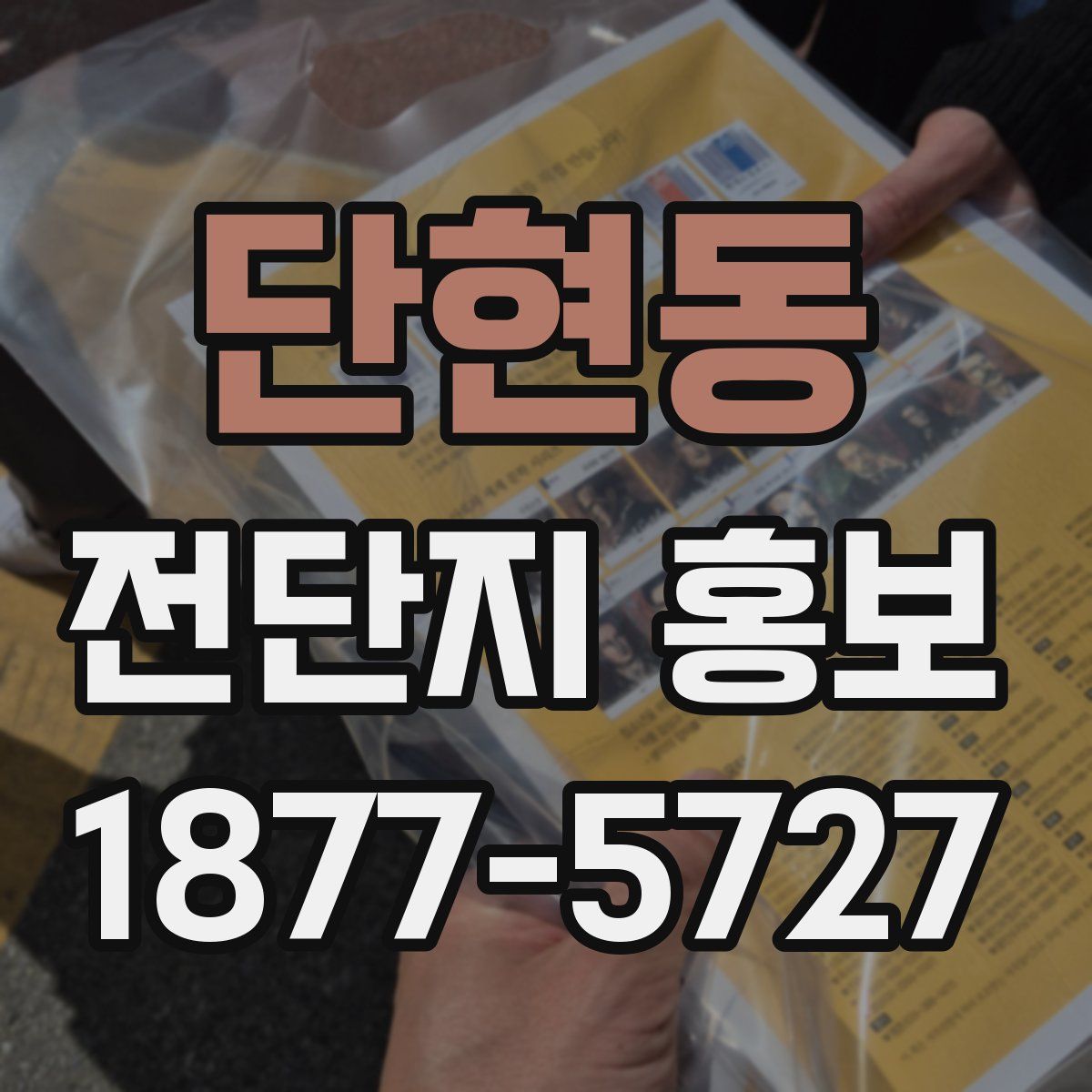단현동 전단지 홍보