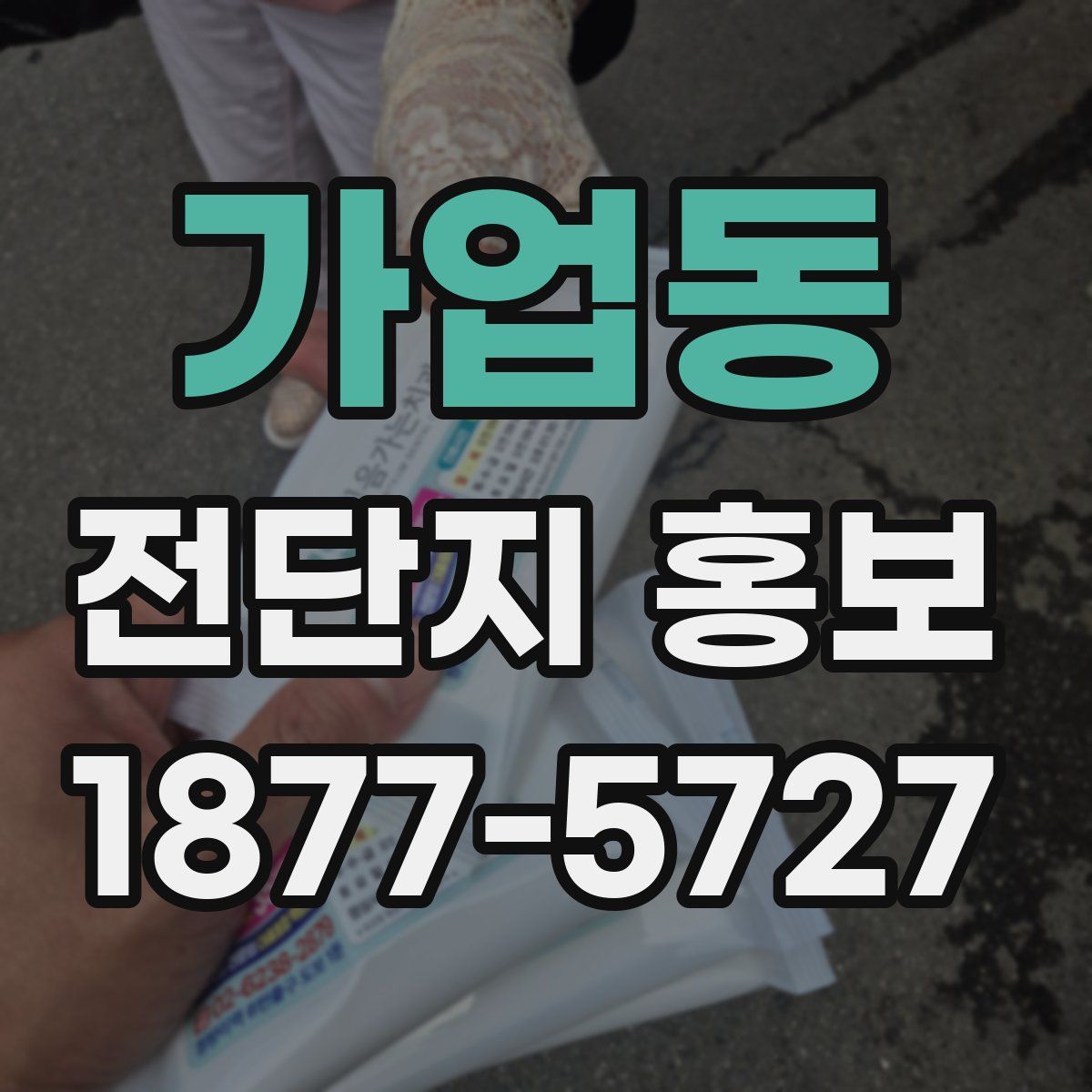 가업동 전단지 홍보