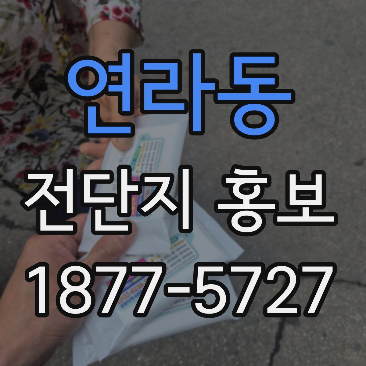 연라동 전단지 홍보
