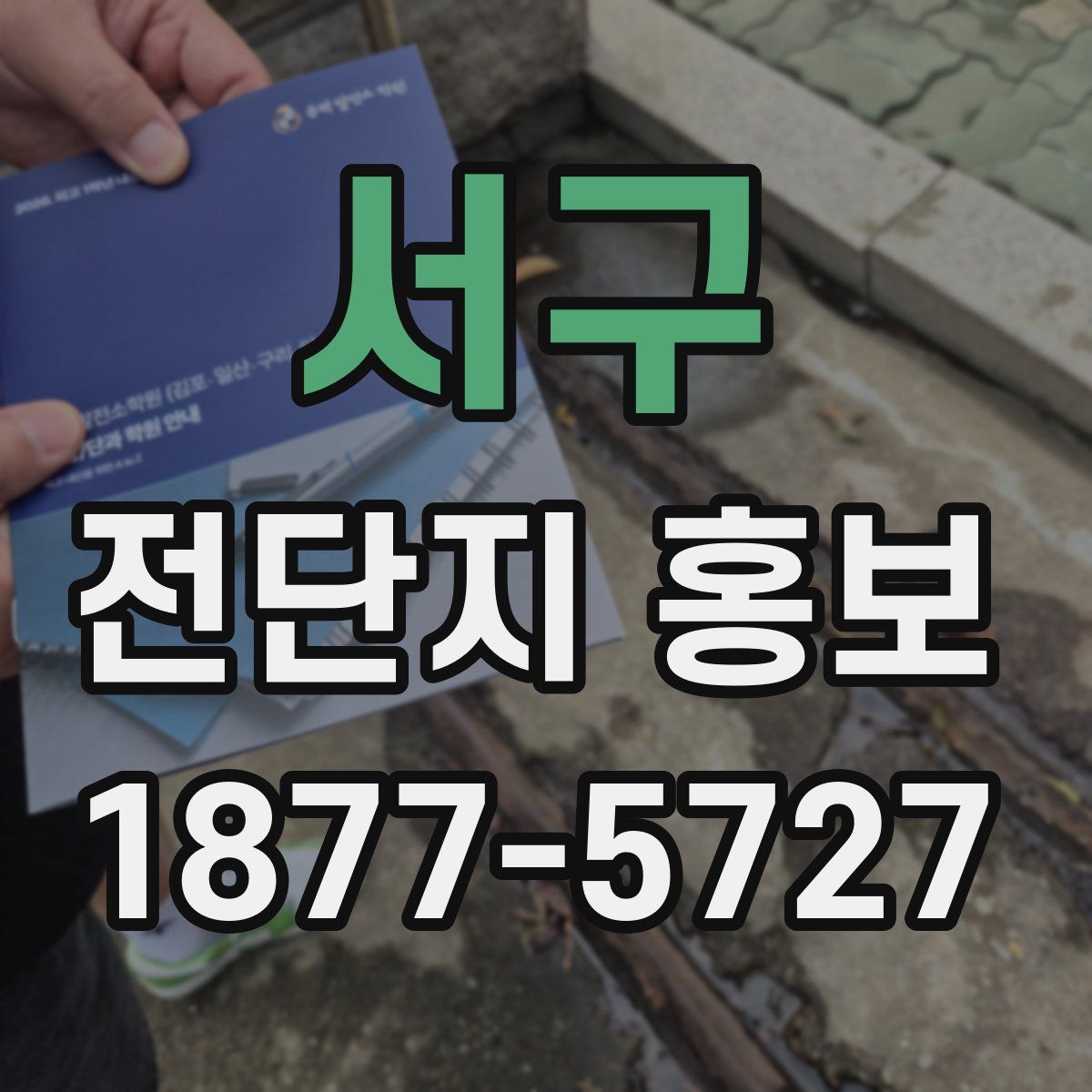 서구 전단지 홍보
