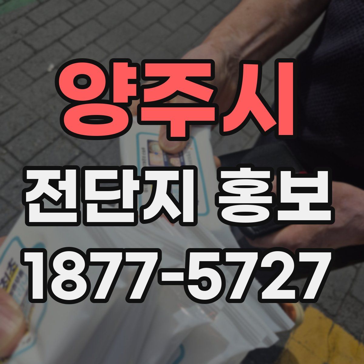 양주시 전단지 홍보