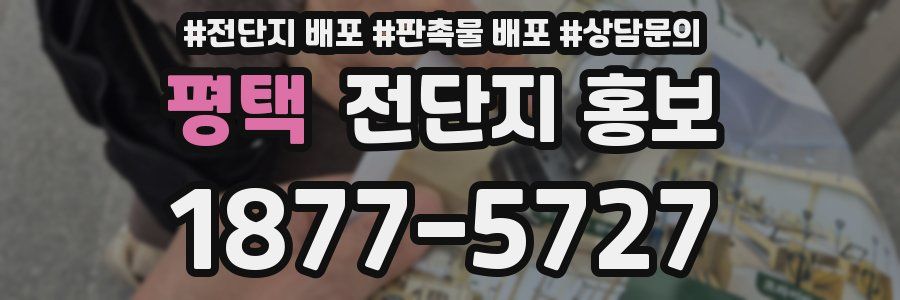 평택 전단지 홍보