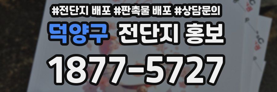 덕양구 전단지 홍보