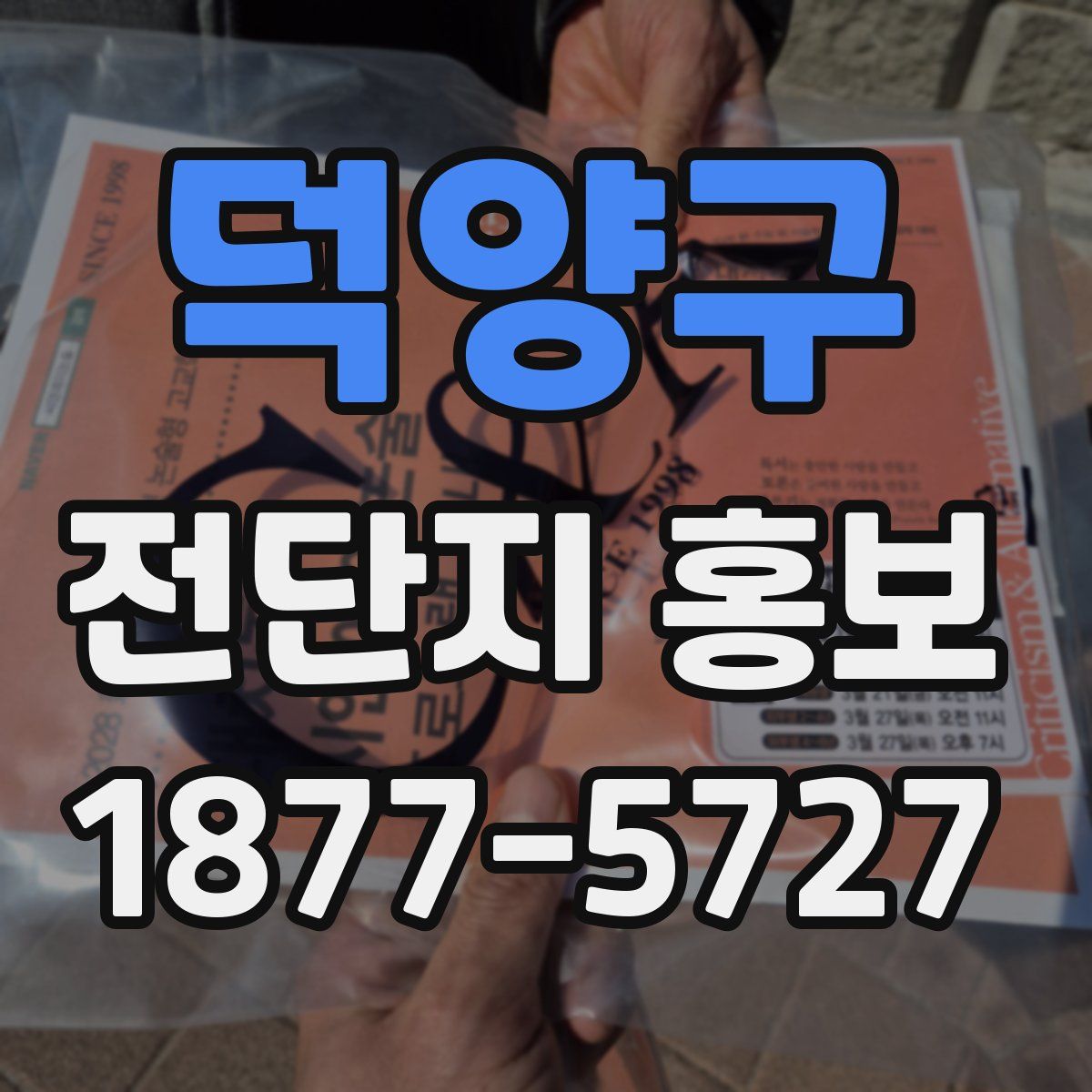 덕양구 전단지 홍보