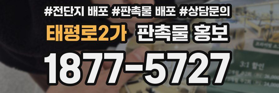 태평로2가 판촉물 홍보