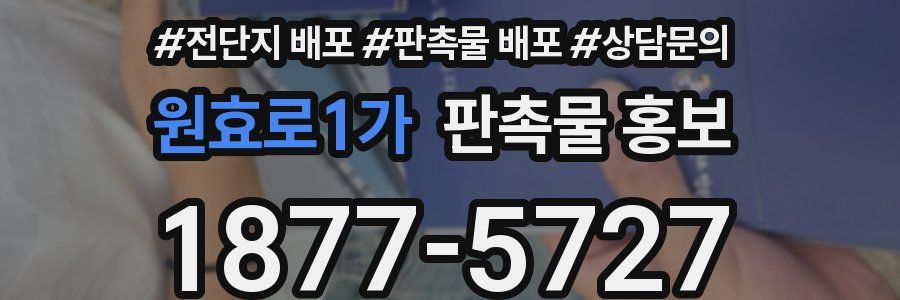 원효로1가 판촉물 홍보