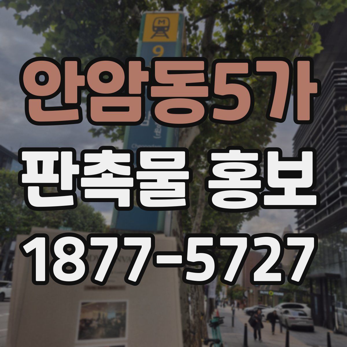 안암동5가 판촉물 홍보