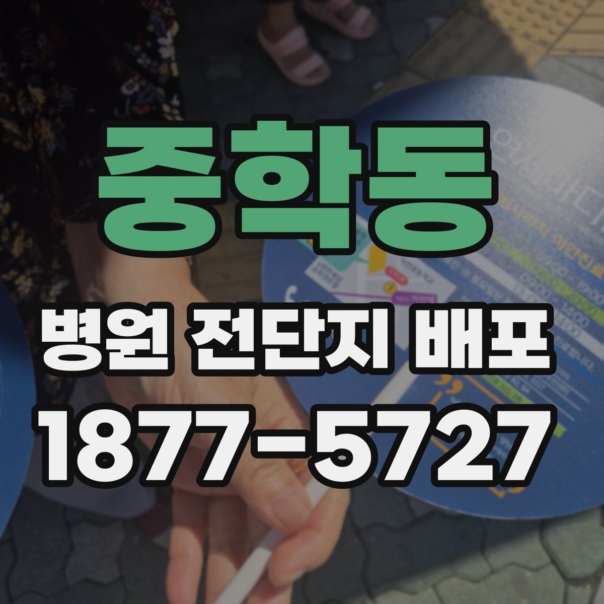 중학동 병원 전단지 배포
