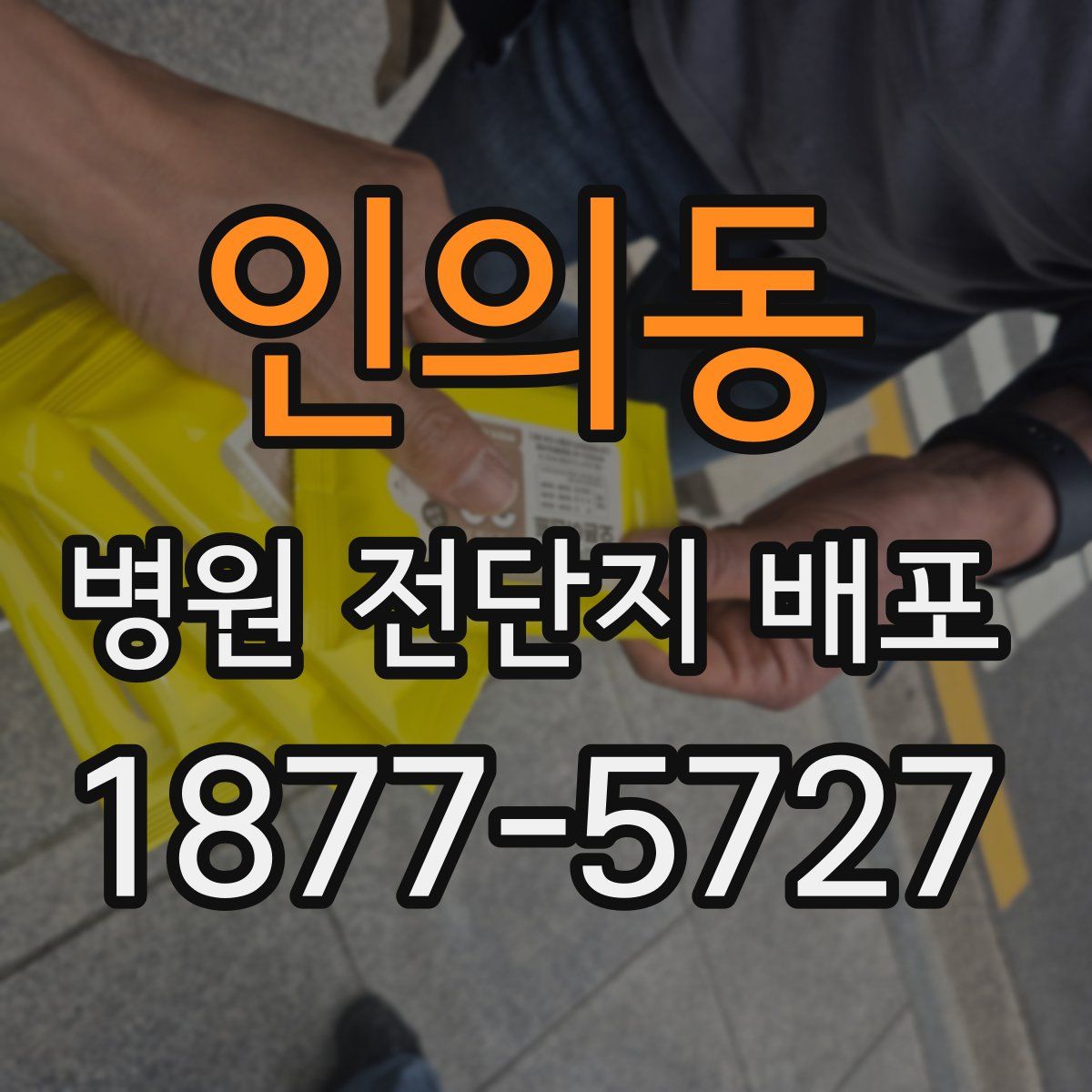 인의동 병원 전단지 배포