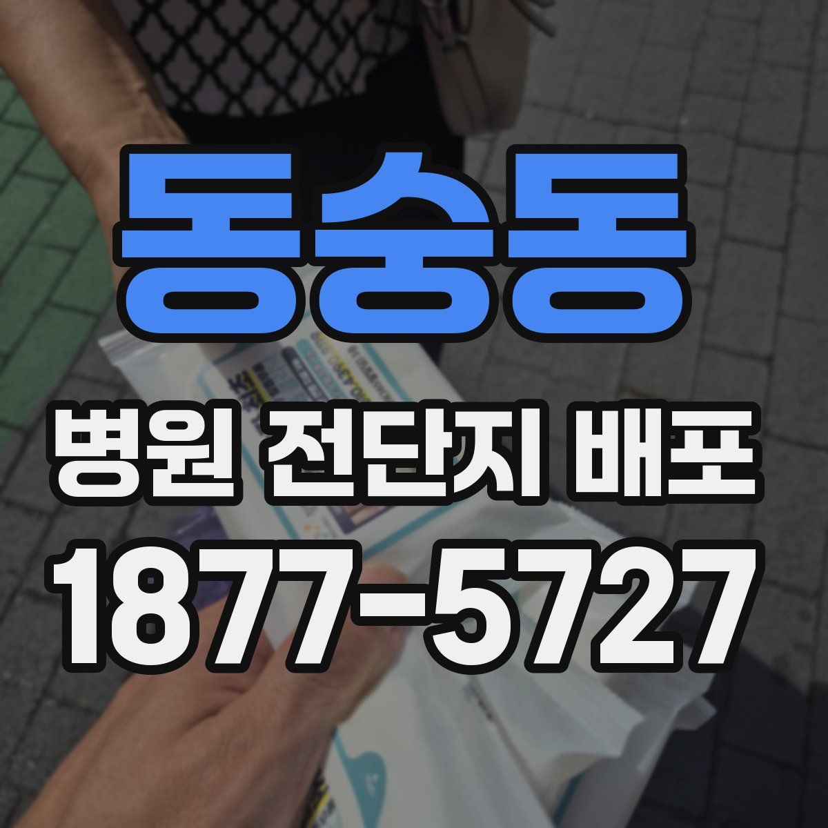 동숭동 병원 전단지 배포