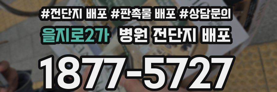 을지로2가 병원 전단지 배포