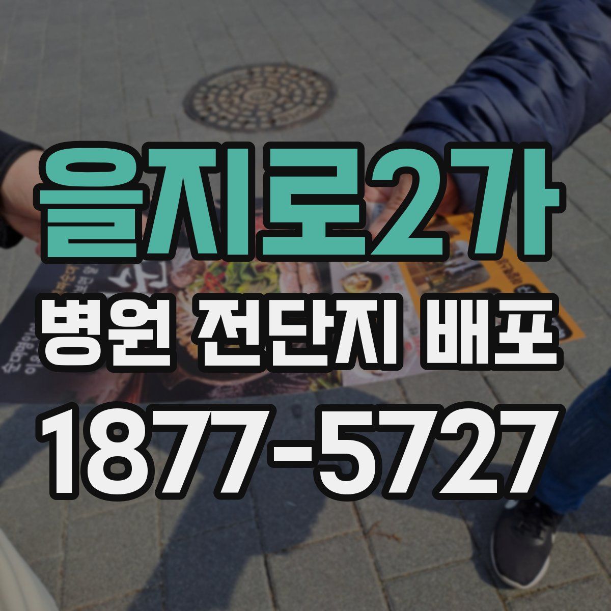 을지로2가 병원 전단지 배포