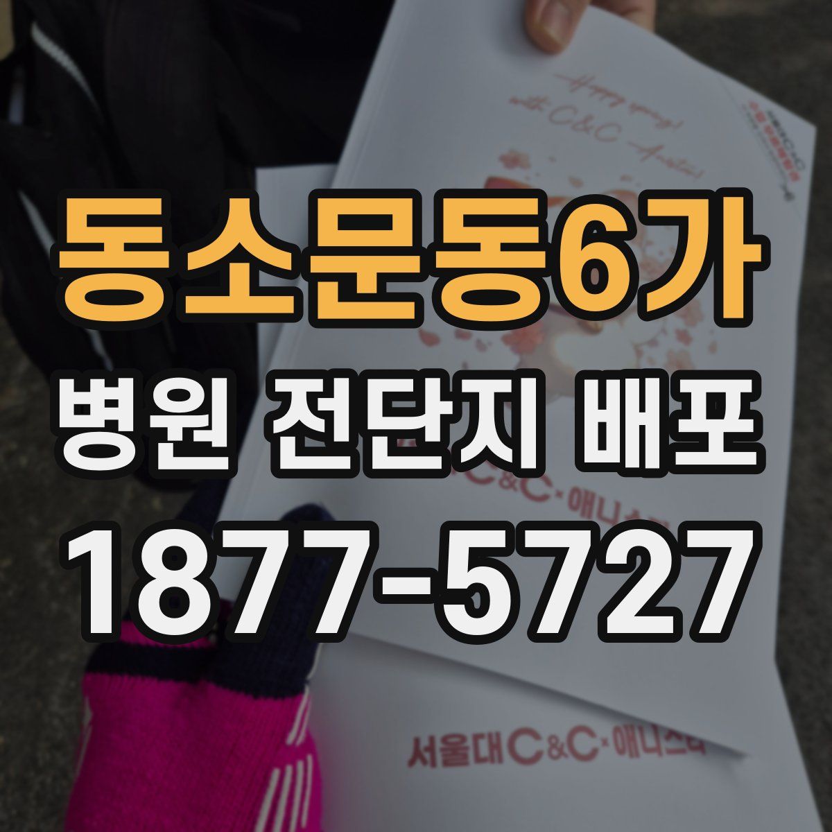 동소문동6가 병원 전단지 배포