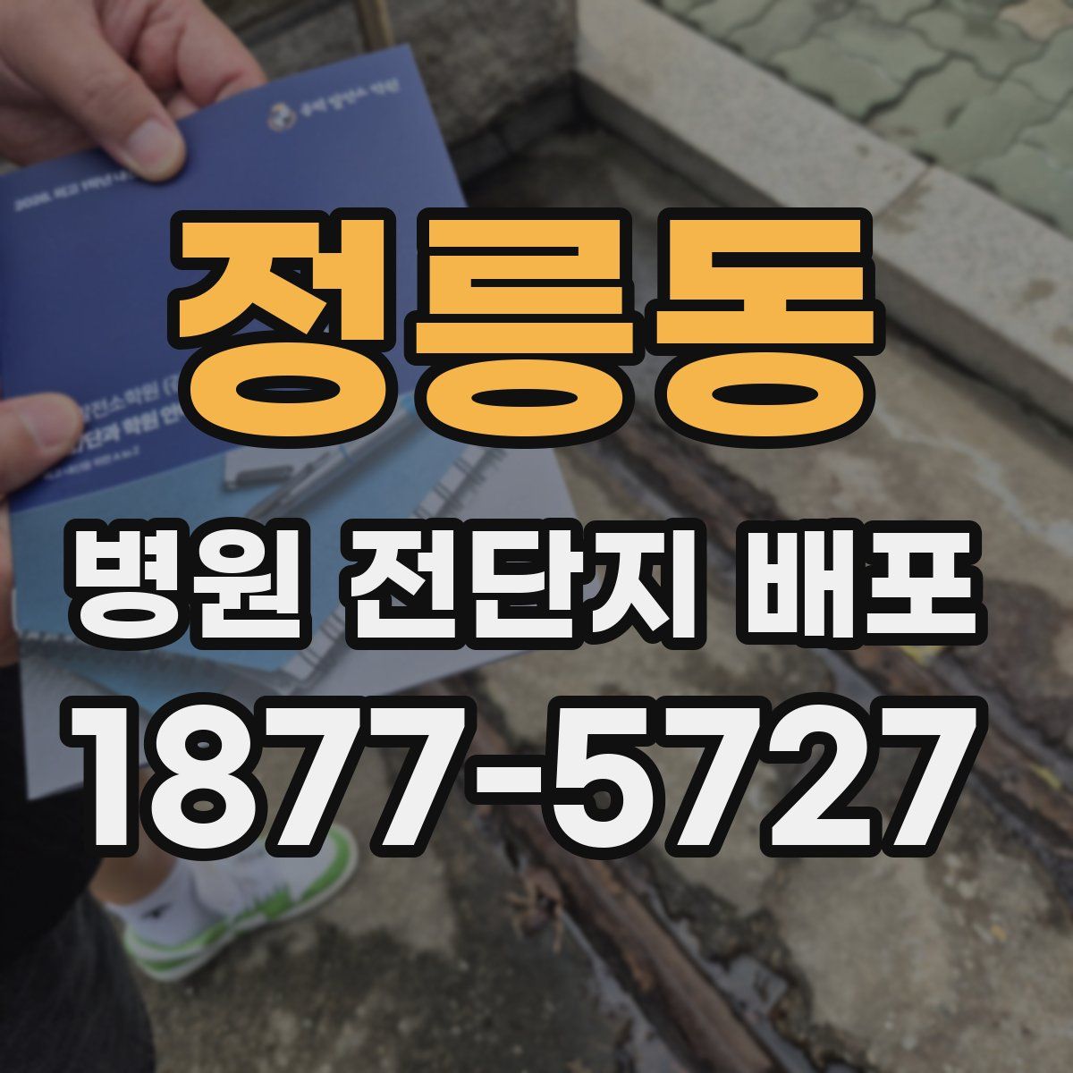 정릉동 병원 전단지 배포
