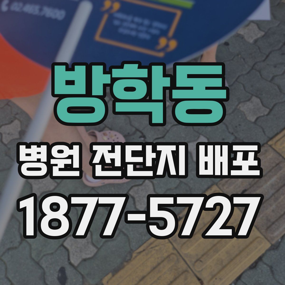 방학동 병원 전단지 배포