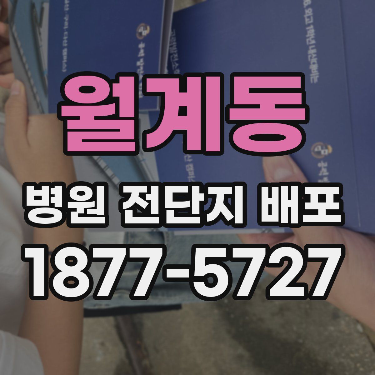 월계동 병원 전단지 배포