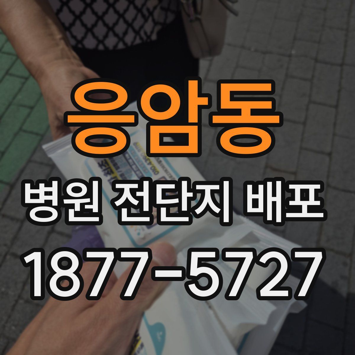 응암동 병원 전단지 배포