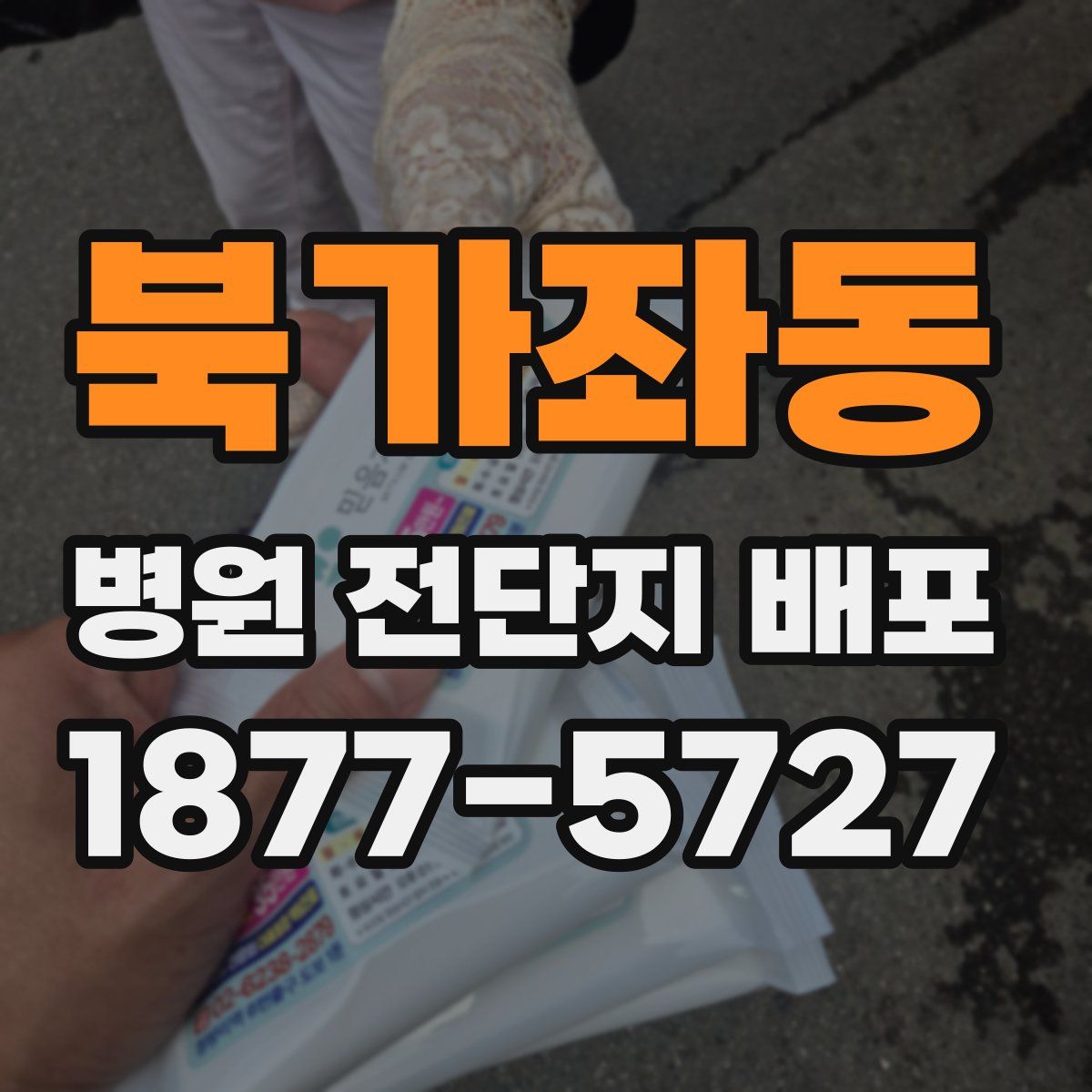 북가좌동 병원 전단지 배포