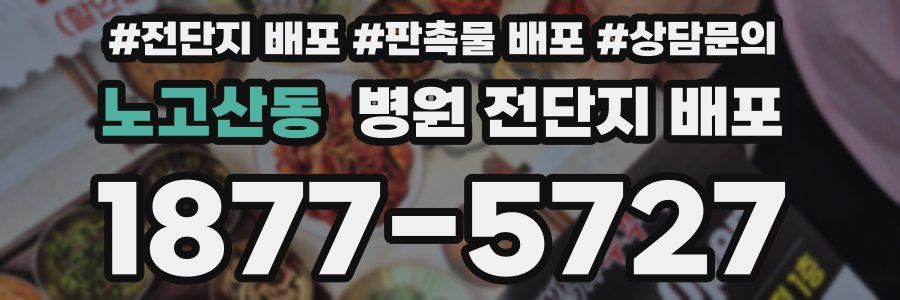 노고산동 병원 전단지 배포