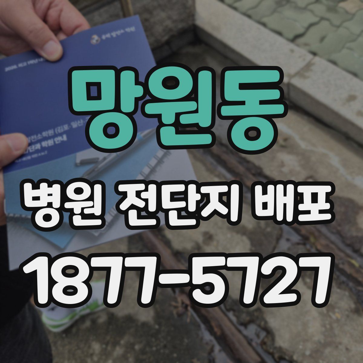 망원동 병원 전단지 배포