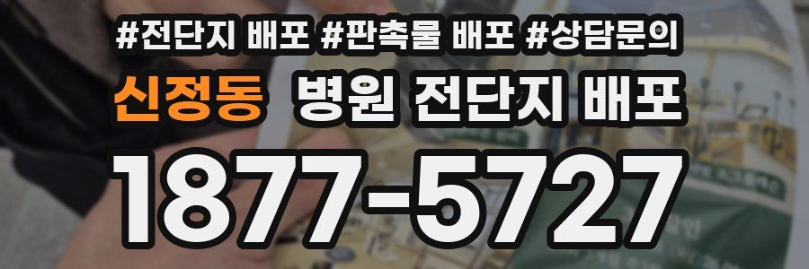 신정동 병원 전단지 배포