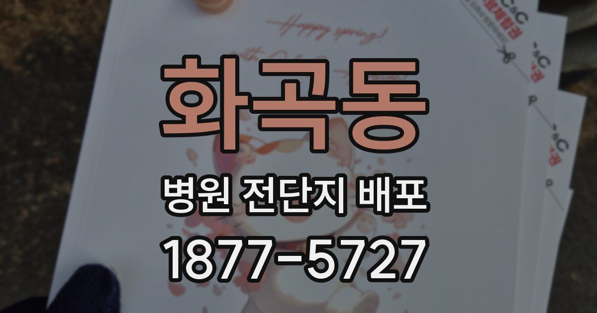 화곡동 병원 전단지 배포