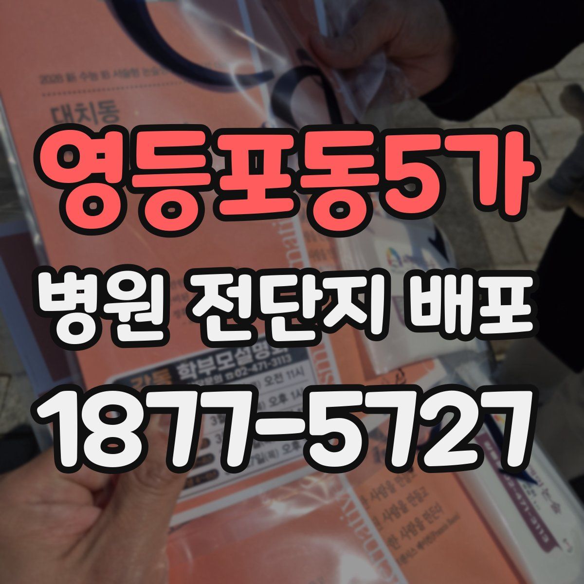 영등포동5가 병원 전단지 배포