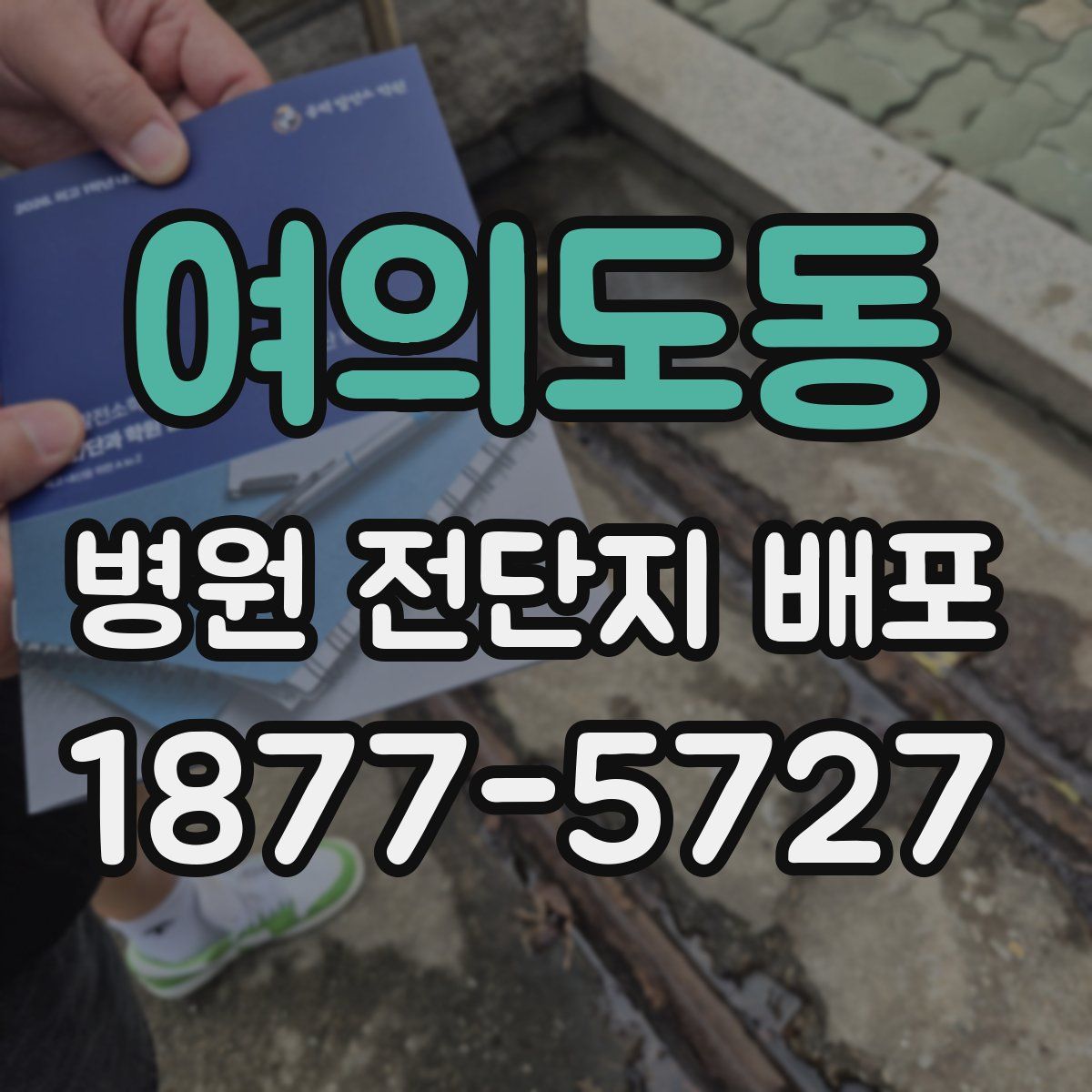 여의도동 병원 전단지 배포