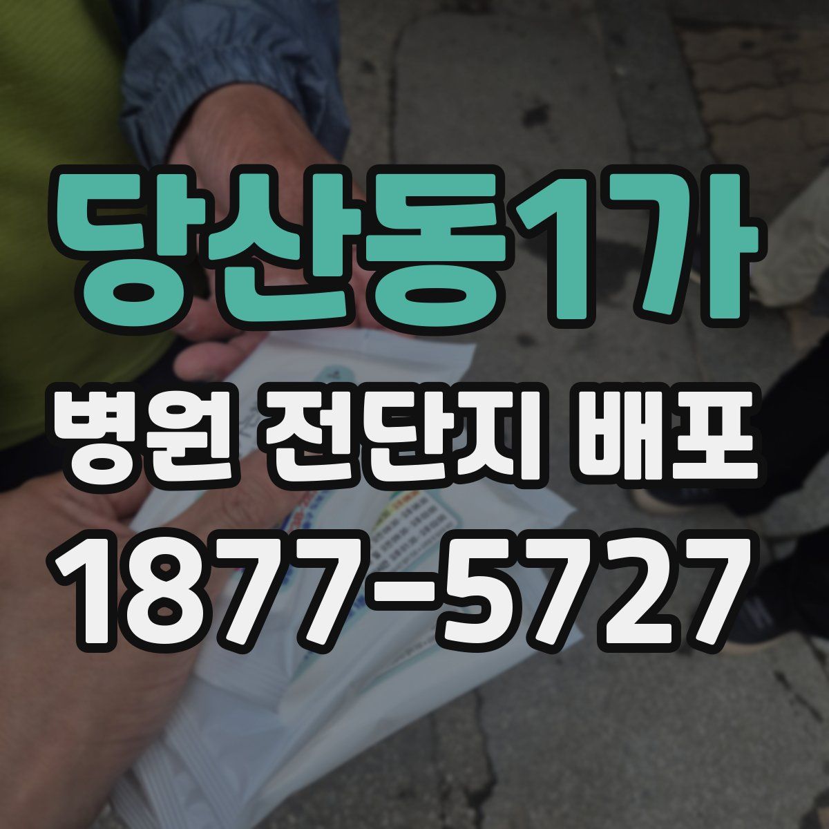 당산동1가 병원 전단지 배포