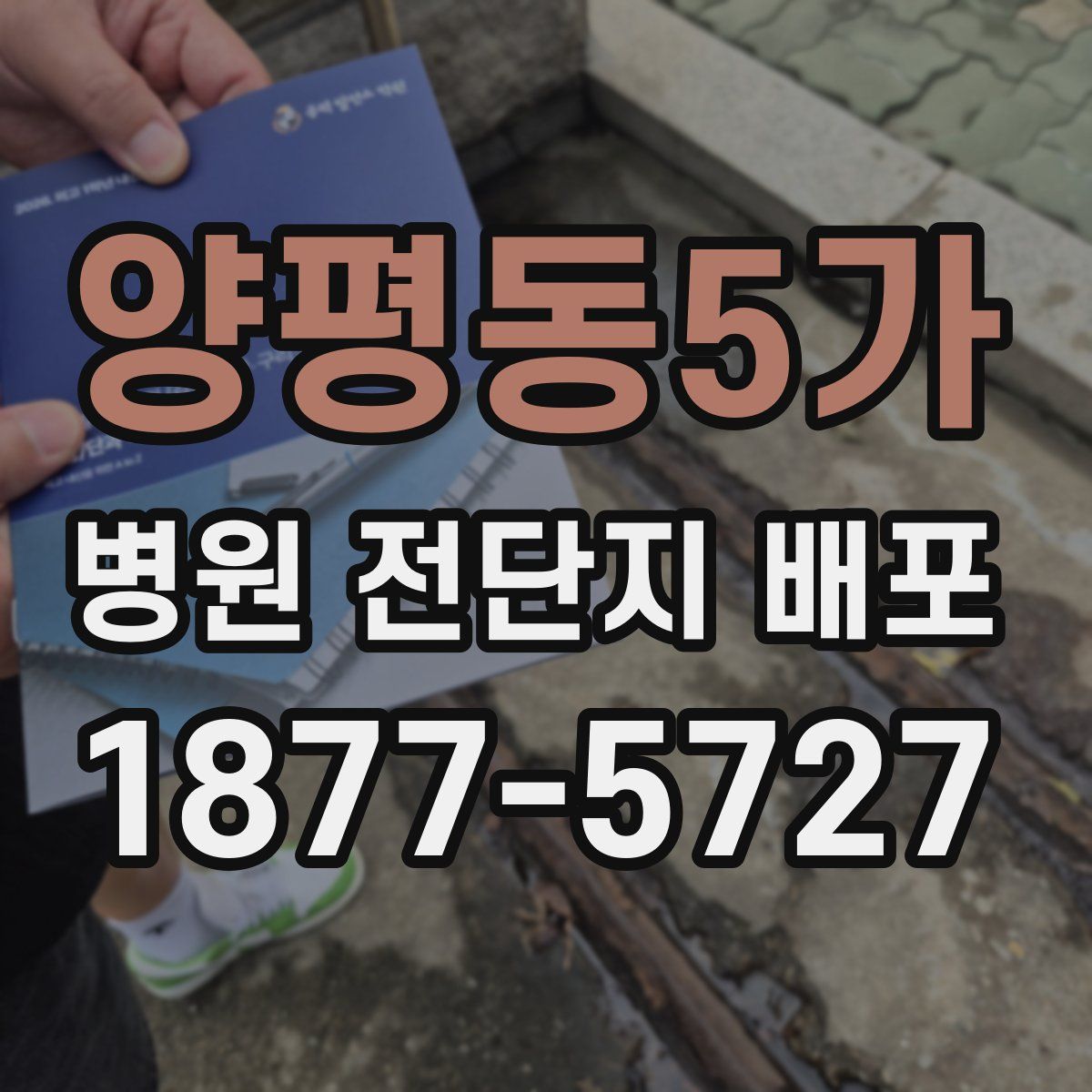 양평동5가 병원 전단지 배포