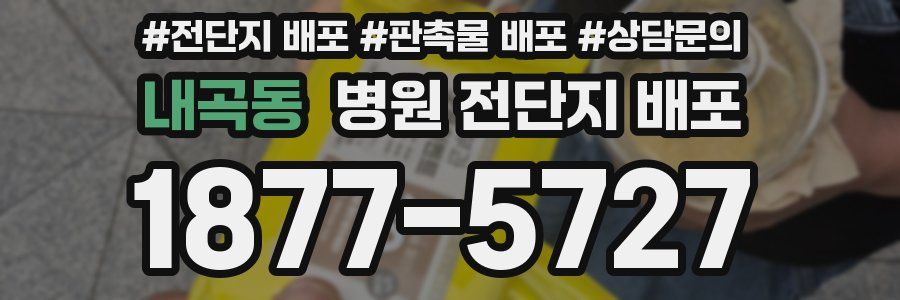 내곡동 병원 전단지 배포