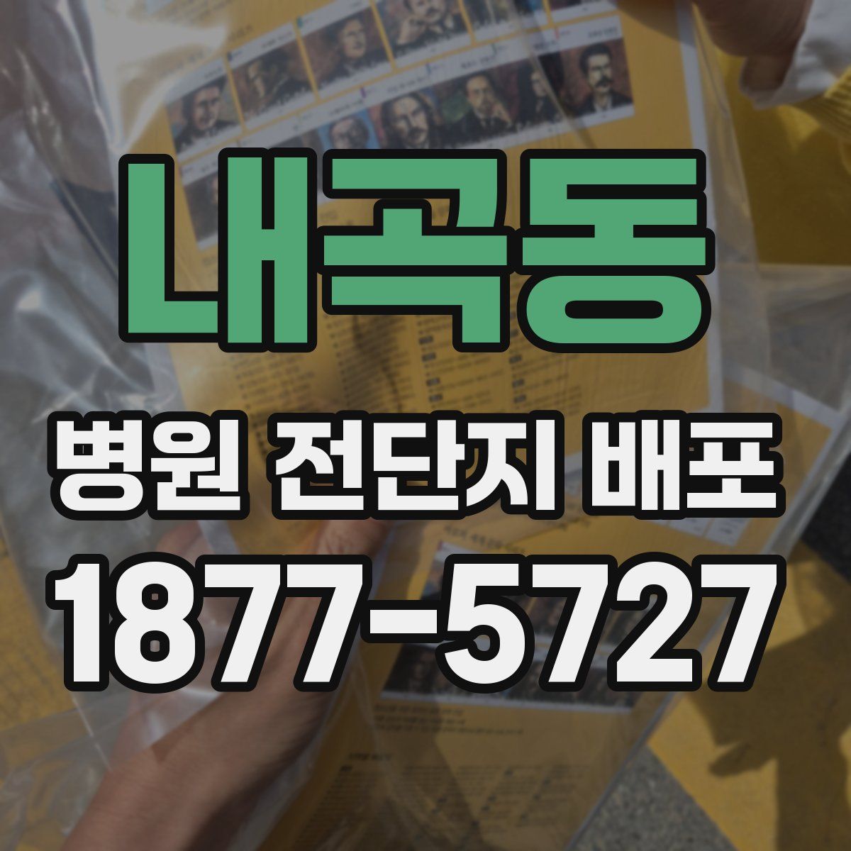 내곡동 병원 전단지 배포