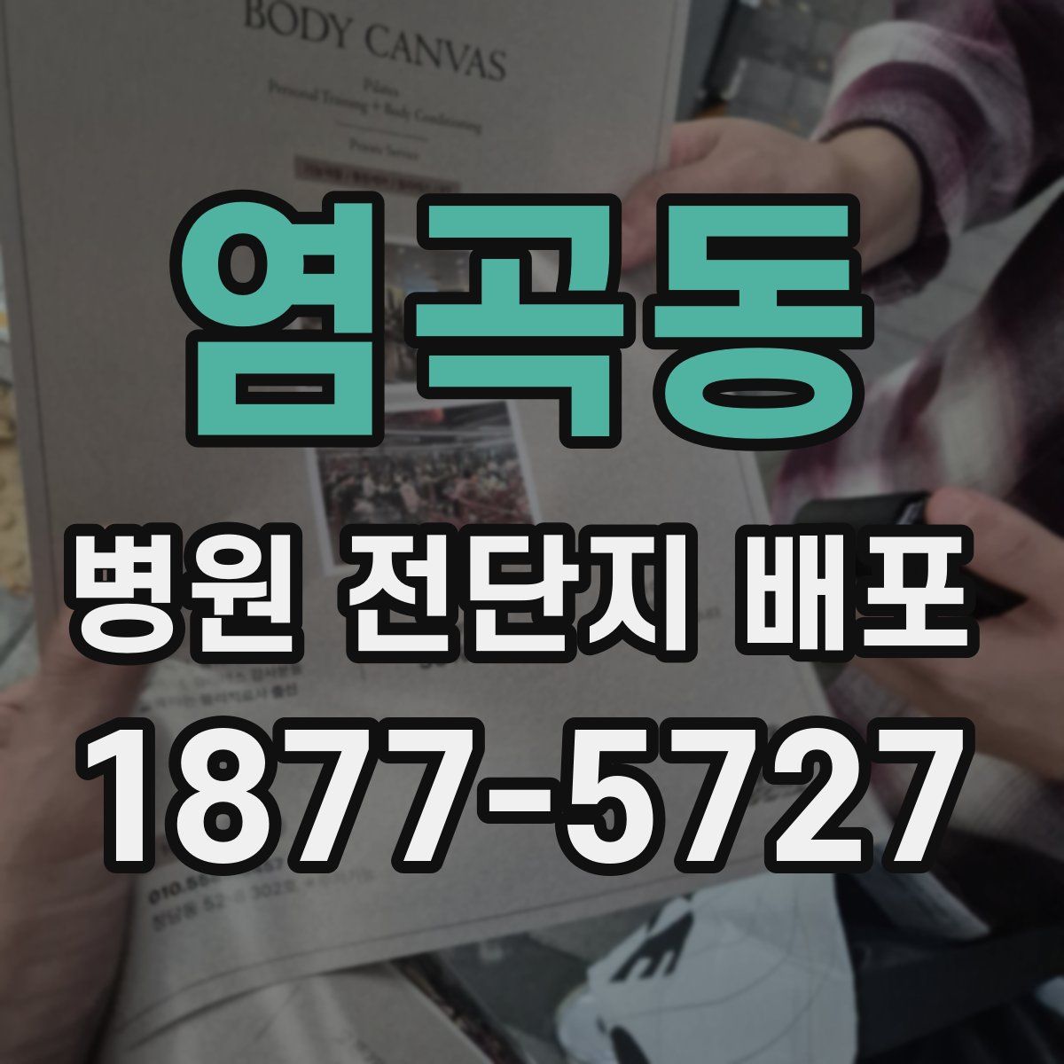 염곡동 병원 전단지 배포
